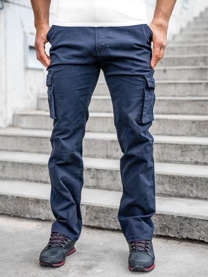 cargo pants for men blue