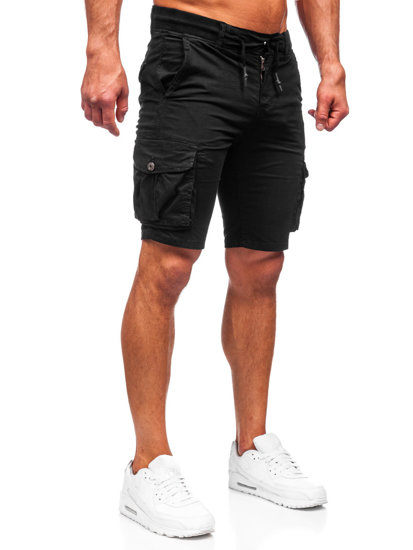 Men's Cargo Shorts Black Bolf BB70010