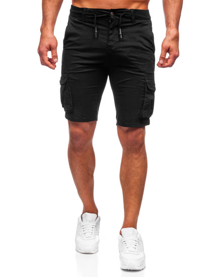 Men's Cargo Shorts Black Bolf BB70010