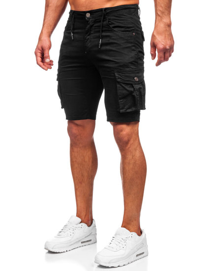 Men's Cargo Shorts Black Bolf BB70011