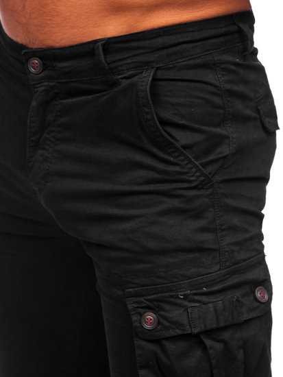 Men's Cargo Shorts Black Bolf BB70012