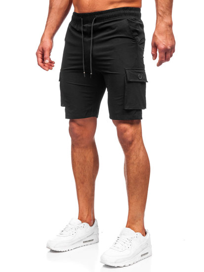 Men's Cargo Shorts Black Bolf DC469