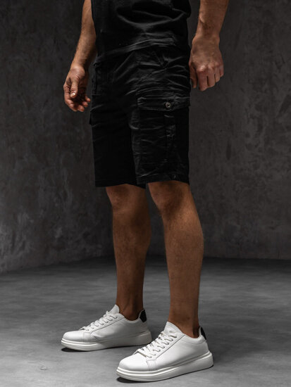 Men's Cargo Shorts Black Bolf MP0188NA1