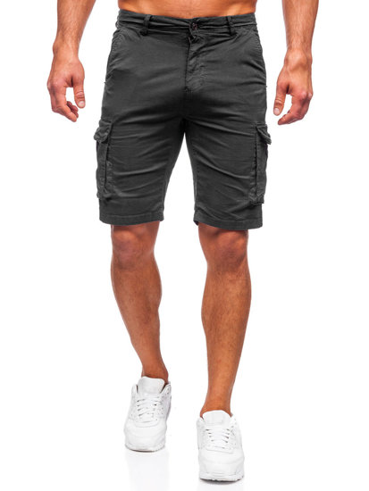 Men's Cargo Shorts Black Bolf XX160086