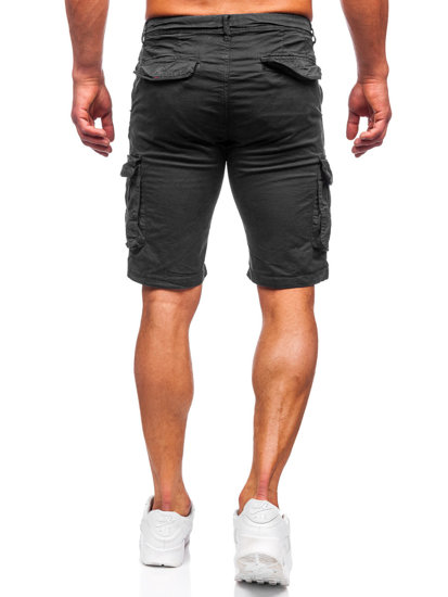 Men's Cargo Shorts Black Bolf XX160086