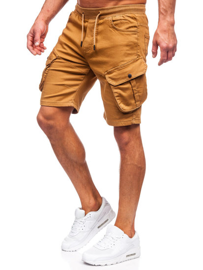 Men's Cargo Shorts Camel Bolf 384K