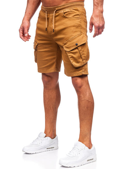 Men's Cargo Shorts Camel Bolf 384K