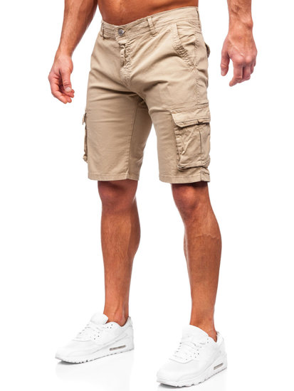 Men's Cargo Shorts Camel Bolf J707