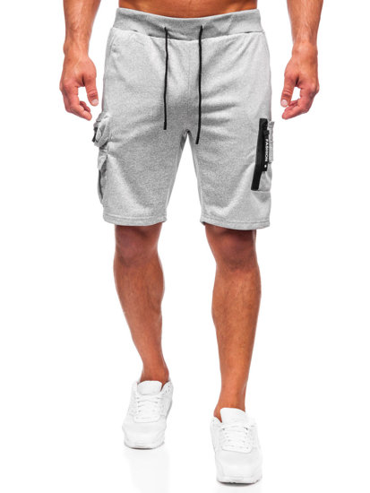 Men's Cargo Shorts Grey Bolf HS7180