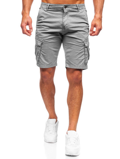 Men's Cargo Shorts Grey Bolf YF2222