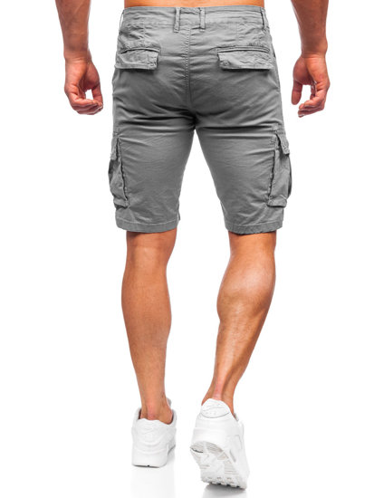 Men's Cargo Shorts Grey Bolf YF2225