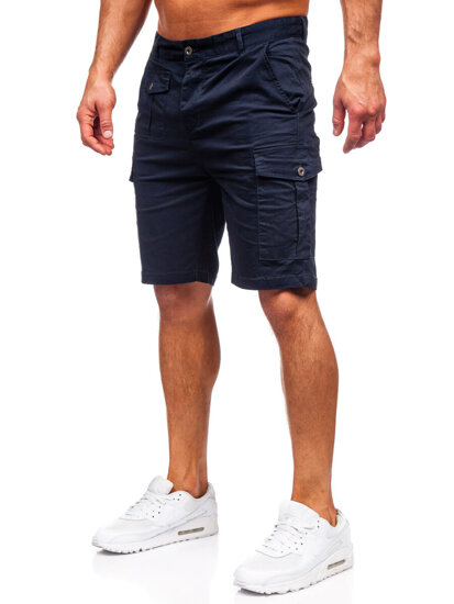 Men's Cargo Shorts Navy Blue Bolf MP0188BS