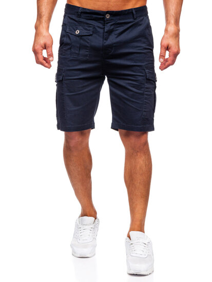 Men's Cargo Shorts Navy Blue Bolf MP0188BS