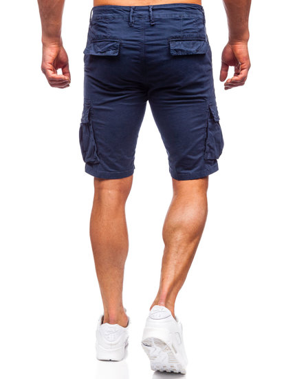 Men's Cargo Shorts Navy Blue Bolf YF2221