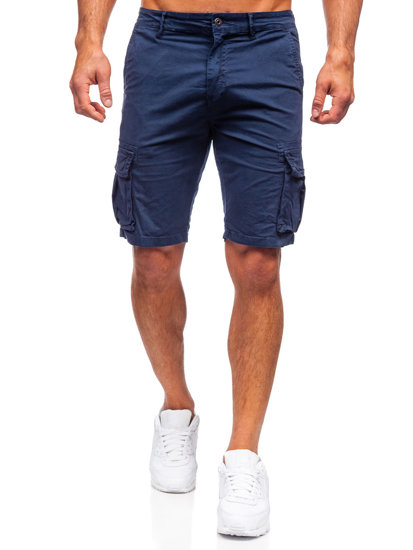 Men's Cargo Shorts Navy Blue Bolf YF2221