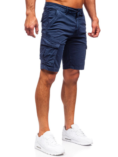 Men's Cargo Shorts Navy Blue Bolf YF2222