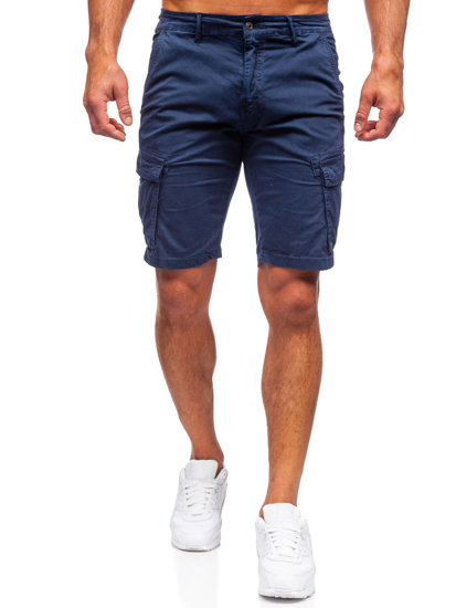 Men's Cargo Shorts Navy Blue Bolf YF2222