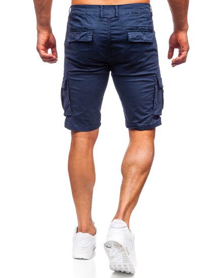 Men's Cargo Shorts Navy Blue Bolf YF2225