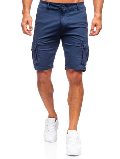 Men's Cargo Shorts Navy Blue Bolf YF2225