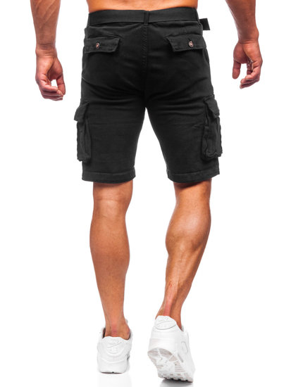 Men's Cargo Shorts with Belt Black Bolf MP0109N