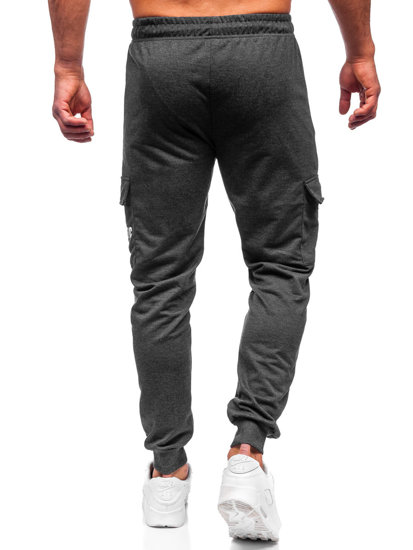 Men's Cargo Sweatpants Graphite Bolf JX5061