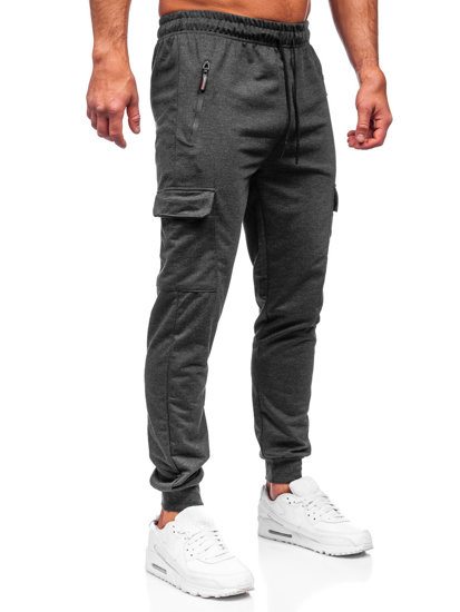 Men's Cargo Sweatpants Graphite Bolf JX5061