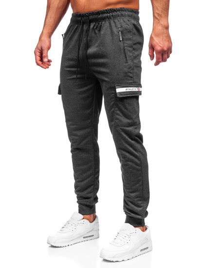 Men's Cargo Sweatpants Graphite Bolf JX5063