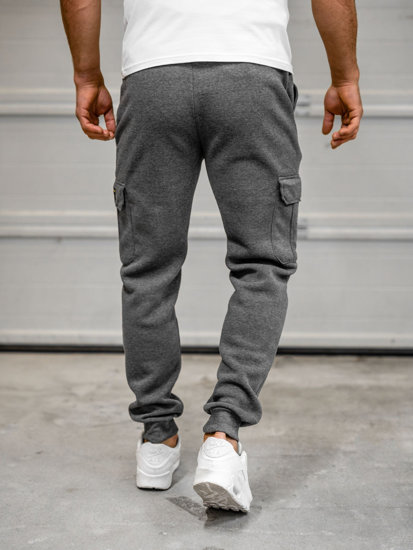 Men's Cargo Sweatpants Graphite Bolf JX8709