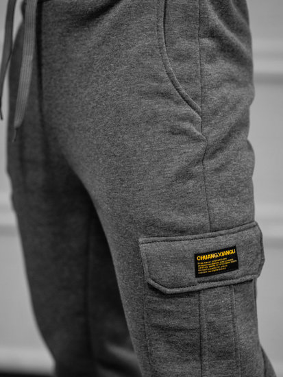 Men's Cargo Sweatpants Graphite Bolf JX8709