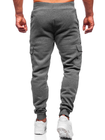 Men's Cargo Sweatpants Graphite Bolf JX8715