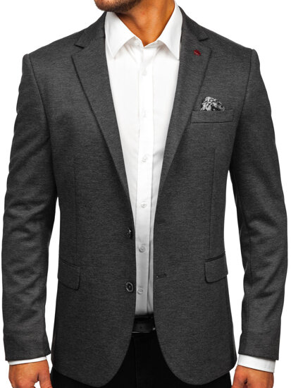 Men's Casual Blazer Anthracite Bolf 023