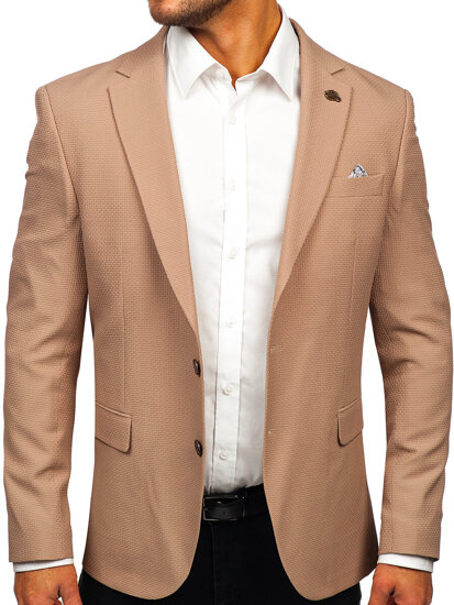 Men's Casual Blazer Beige Bolf 025