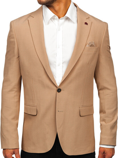 Men's Casual Blazer Beige Bolf 026