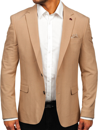 Men's Casual Blazer Beige Bolf 026