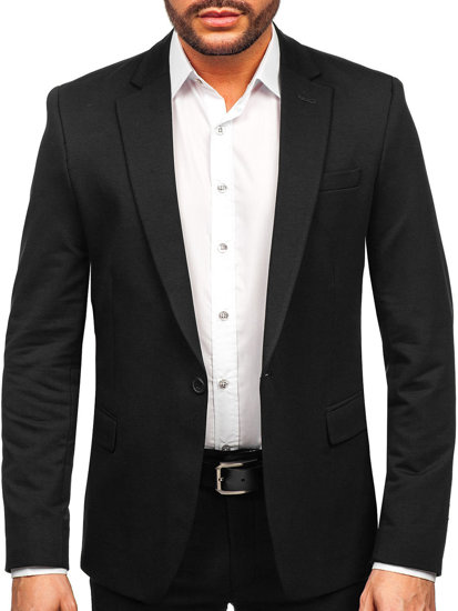 Men's Casual Blazer Black Bolf 1652A