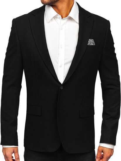 Men’s Casual Blazer Black Bolf 24400