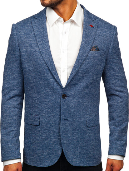 Men’s Casual Blazer Blue Bolf 017