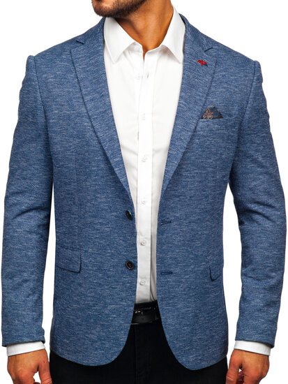 Men’s Casual Blazer Blue Bolf 017