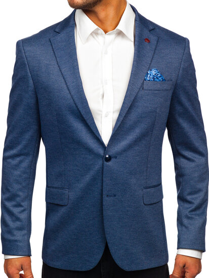 Men's Casual Blazer Blue Bolf 023