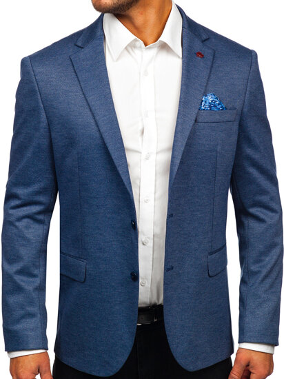 Men's Casual Blazer Blue Bolf 023