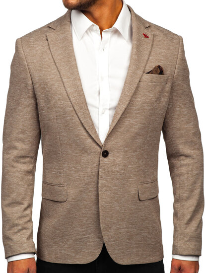 Men’s Casual Blazer Brown Bolf 08