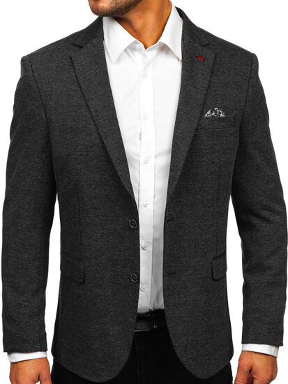 Men's Casual Blazer Graphite Bolf 023