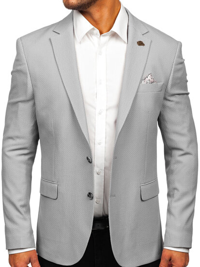 Men's Casual Blazer Grey Bolf 025