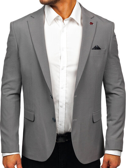 Men's Casual Blazer Grey Bolf 026