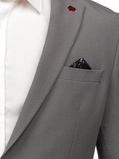 Men's Casual Blazer Grey Bolf 026