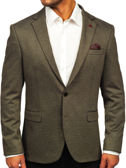 Men's Casual Blazer Khaki Bolf 024