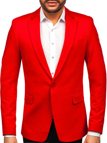 Men's Casual Blazer Red Bolf 1652A