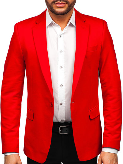 Men's Casual Blazer Red Bolf 1652A