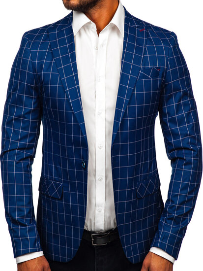 Casual check blazer best sale