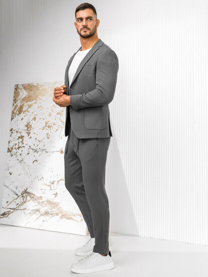 Men's Casual Suit Grey Bolf 01